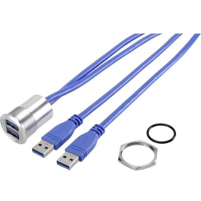 Afbeelding van USB A inbouwbus 3.0 22 2x bus naar stekker 92007P89 TRU COMPONENTS 1 stuk(s)