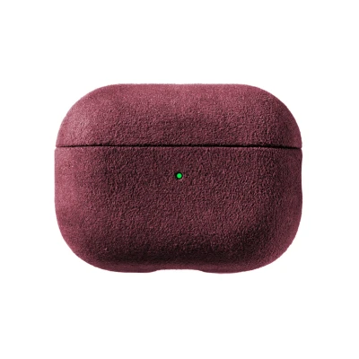 Afbeelding van AirPods Pro (2nd Generation) Alcantara Case Red