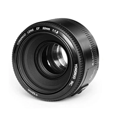 Afbeelding van Yongnuo Yn lens met autofocus en bajonet, Canon Ef, 50 mm, F 1.8, compatibel 350D/450D/500D/600D/650D/700D/60D/5D Mark II/5D III
