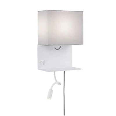 Afbeelding van Paulmann Merani 78913 LED wandlamp E27 2.5 W Grijs, Wit