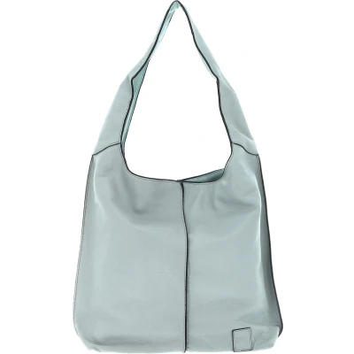 Afbeelding van FREDsBRUDER Leren Schoudertas FB 100 IV Shoulderbag Sky Blue Lichtblauw