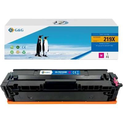 Afbeelding van G&amp;G 219X Toner Geschikt voor HP 219A W2193A W2193X magenta Huismerk Hoge capaciteit