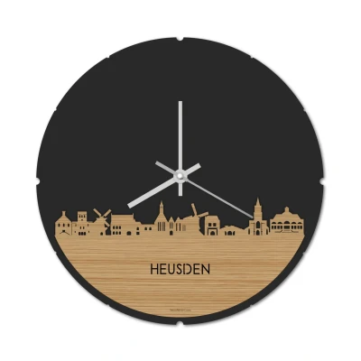 Afbeelding van Skyline Klok Rond Heusden Bamboe