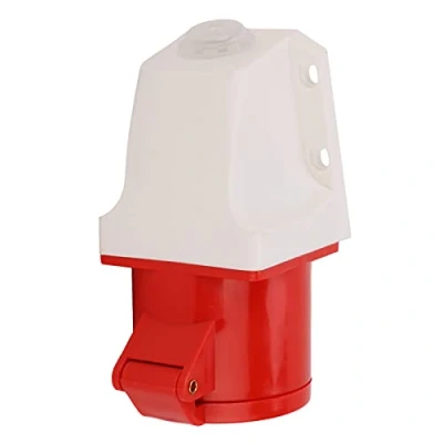 Afbeelding van Industrieel Stopcontact 5 pins 3 fasen Explosieveilige IP44 Waterdichte Open Installatie 32A 220 380V / 240 415V