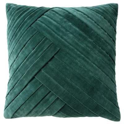 Afbeelding van Dutch Decor GIDI Kussenhoes 45x45 cm velvet effen kleur Sagebrush Green groen