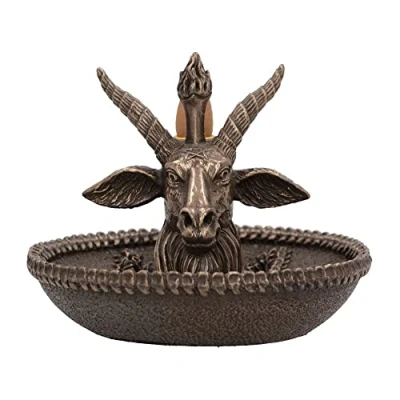 Afbeelding van Nemesis Now Baphomet&#039;s Wealth Backflow Wierookbrander, Brons, 13cm
