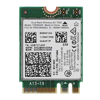 Afbeelding van netwerkkaart voor Intel M2 NGFF Wireless AC 7265 802.11 A/B/G/N/AC 2,4 G/5 G dual band Bluetooth 4.0 WiFi ThinkPad