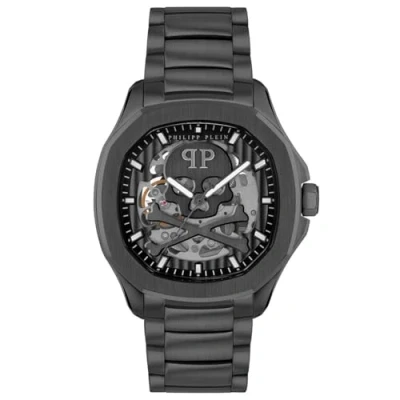 Afbeelding van Philipp Plein $keleton $pectre PWRAA0423 Horloge Staal Zwart Ø 42 mm
