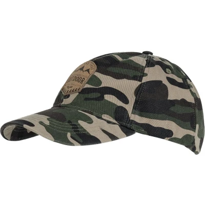 Afbeelding van Fostex Outdoor Baseball Cap stonewashed woodland camo