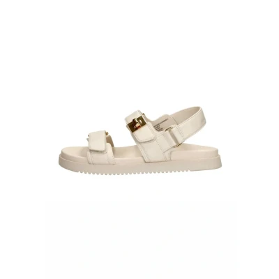 Afbeelding van Steve Madden MONA Sandalen met plateauzool, Dames, Maat: 37, Gebroken wit Leer