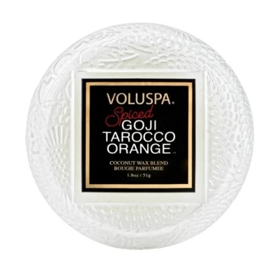Afbeelding van Voluspa Japonica Holiday Geurkaars Spiced Goji Tarocco Orange Macaron Candle