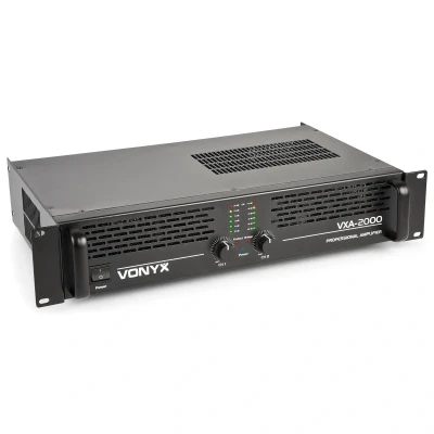 Afbeelding van Vonyx VXA 2000 PA versterker 2x 1000W met Brugschakeling