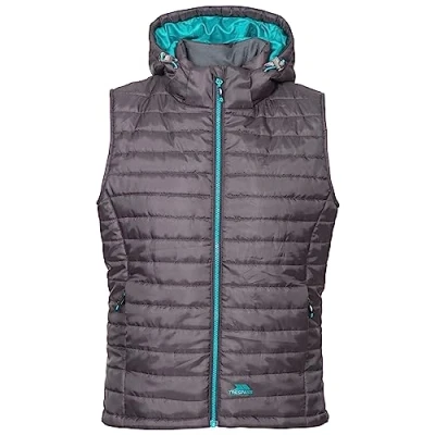 Afbeelding van Trespass Aretha, Carbon, S, Warm Padded Jacket with Removable Hood for Ladies, Grey, 10