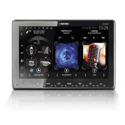 Afbeelding van Zenec Z N975 autoradio 1 DIN met Apple CarPlay en Android Auto Draadloos Wireless USB Bluetooth