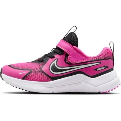 Afbeelding van Nike Performance Cosmic Runner Unisex Hardloopschoenen voor op de weg kinderen, Maat: 31, Laser fuchsia/white/black Textiel/ synthetisch