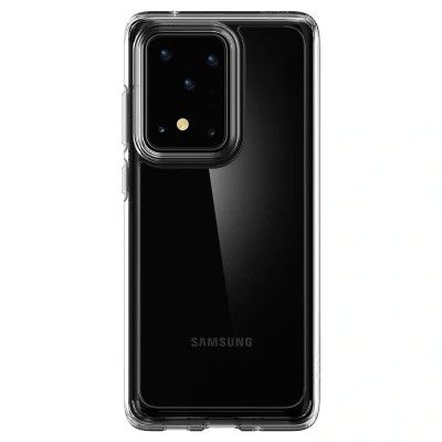 Afbeelding van Samsung Galaxy S20 Ultra Hoesje Kunststof Spigen Backcover/Hardcase Transparant Telefoonhoesje Shockproof/Valbescherming