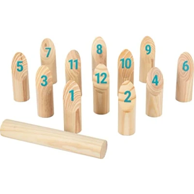 Afbeelding van Small Foot Houten met Nummers Werpspel in Tas, 13dlg.