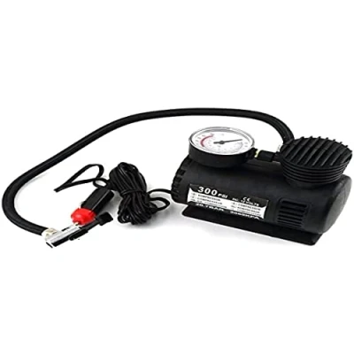 Afbeelding van ELEAR Draagbare Autobandenpomp 12V Luchtcompressor Elektrische Luchtpomp Auto Compressor Bandenpomp Fietspomp Motorfietsen Ballen 300 PSI met Ventieladapters