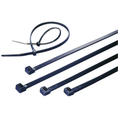 Afbeelding van TRU COMPONENTS 1592890 TC CVR150W203 Kabelbinder 150 mm 3.60 Zwart UV stabiel 100 stuk(s)