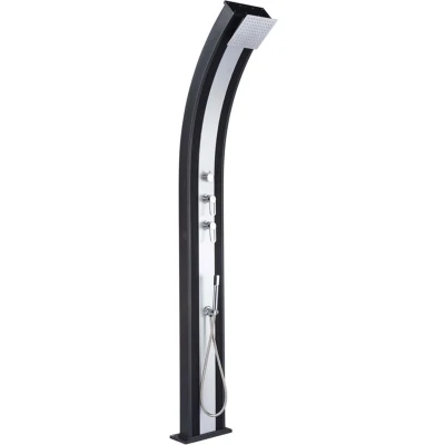 Afbeelding van Formidra Buitendouche Dada Curve geborsteld aluminium antraciet