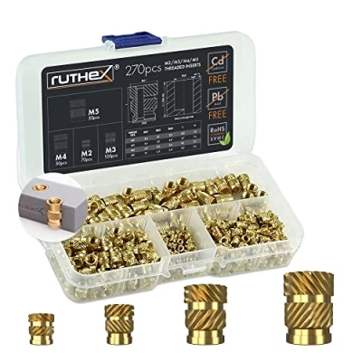 Afbeelding van ruthex Schroefdraadinzet M2 + M3 M4 M5 GE KASTEN 001