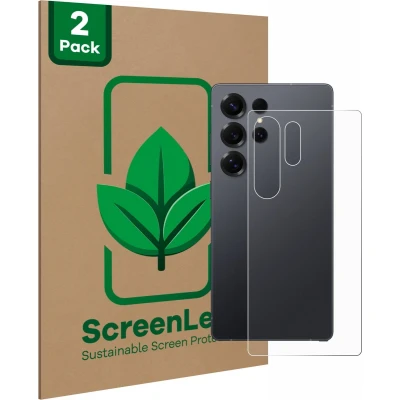Afbeelding van ScreenLeaf Screenprotector voor Samsung Galaxy S25 Ultra (Achterkant) Duurzame schermbescherming Folie Beschermfolie transparant (2 Stuks)
