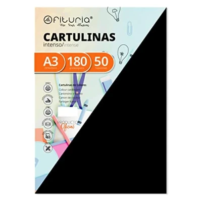 Afbeelding van Ofituria Verpakking met 50 dozen kleur zwart maat A3 180 g