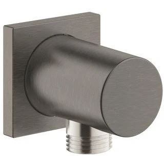 Afbeelding van Grohe rainshower aansluitbocht vierkant hard graphite geborsteld 27076al0