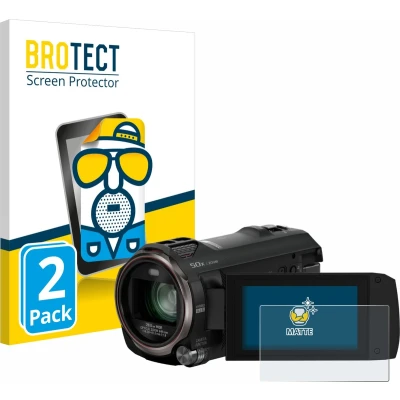 Afbeelding van BROTECT Screenprotector voor Panasonic HC V785 Folie Beschermfolie matte (2 Stuks)