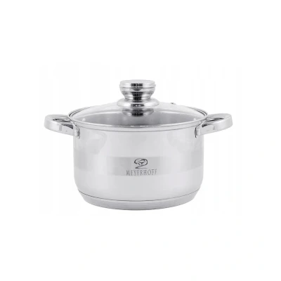 Afbeelding van Meyerhoff MH 12149 kookpan met deksel en maatverdeling Ø 22 cm 4L