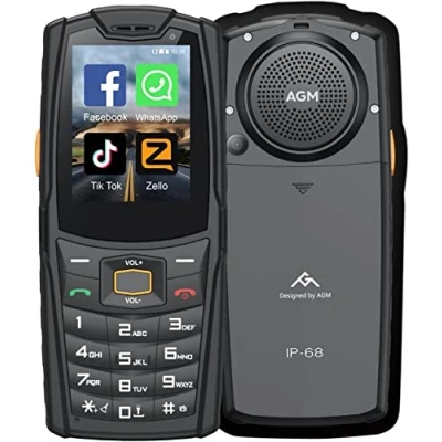 Afbeelding van AGM Mobiles M7 4G Android Robuuste Telefoon IP69 16GB Zwart