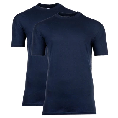 Afbeelding van HOM Tshirt basic, Heren, Maat: Large, Blau