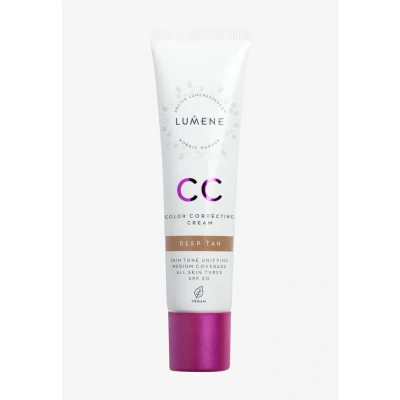 Afbeelding van Lumene CC Color Correcting Cream FAIR Foundation, Dames, Maat: 30 ml, Deep tan