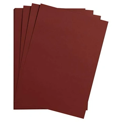 Afbeelding van Clairefontaine Ref 975276C Maya glad gekleurde tekenkaart (verpakking van 25 vellen) 185gsm A4 (29,7 x 21cm) Bourgondische kleur Diep geverfd, zuurvrij, pH neutraal