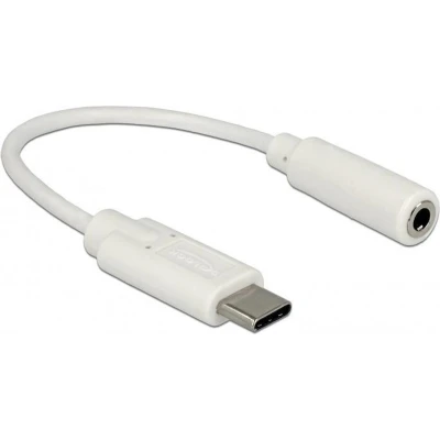 Afbeelding van Delock 65913 Audioadapter USB Type C male &gt; Stereojack female 14cm