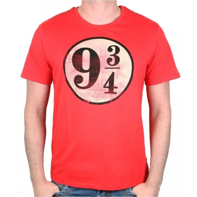 Afbeelding van Harry Potter Platform 9 3/4 Red T Shirt M