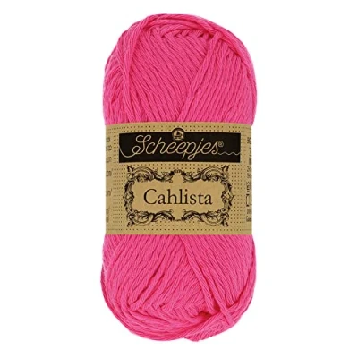 Afbeelding van Scheepjes Cahlista 114 Schokkend Pink Garen 10x50g