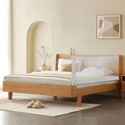 Afbeelding van LANTUS Bedvalbeveiliging, verticaal optillen, bedbescherming, valbeveiliging voor kinderen, baby&#039;s en peuters, 2,0 m, blauw