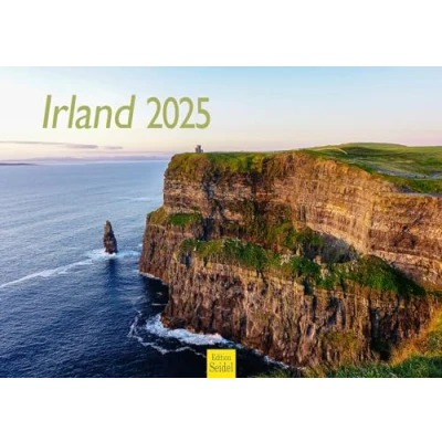 Afbeelding van Edition Seidel Premium kalender Ierland 2025 formaat DIN A3 wandkalender Europa Dublin groen eiland zee nationaal park