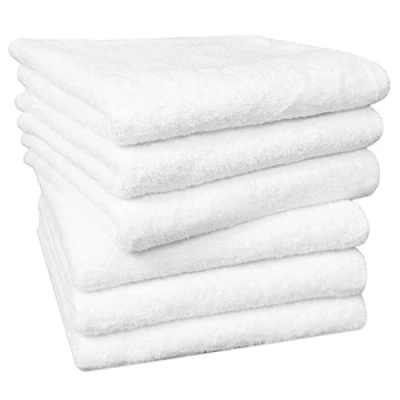 Afbeelding van ZOLLNER Set van 6 handdoeken in 50 x 100 cm, bijzonder zachte en absorberende gastendoekjes donkergrijs, met praktische ophanglus, wasbaar tot 95 C, katoen, hotelkwaliteit