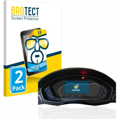 Afbeelding van BROTECT Screenprotector voor Audi A4 B9 2017 Virtual Cockpit Folie Beschermfolie transparant (2 Stuks)