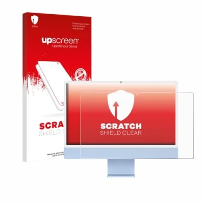 Afbeelding van upscreen Screenprotector voor Apple iMac 24&quot; M4 2024 Folie Beschermfolie transparant
