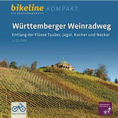 Afbeelding van Württemberger Weinradweg: Entlang der Flüsse Tauber, Jagst, Kocher und Neckar, 400 km
