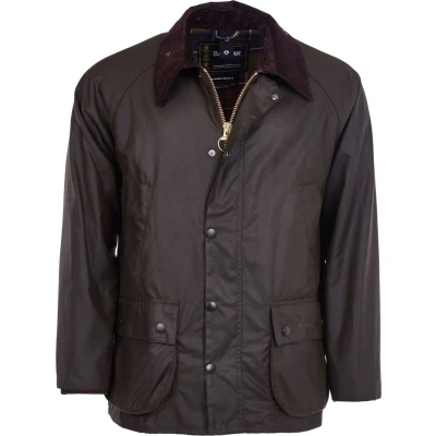 Afbeelding van Barbour Classic Bedale Wax Jas Olijfgroen maat 48 Heren met Regular fit Pasvorm Katoen