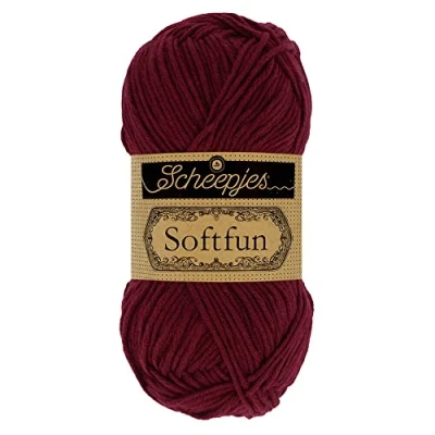 Afbeelding van Scheepjes Softfun 2637 Mahonie Garen 10x50g