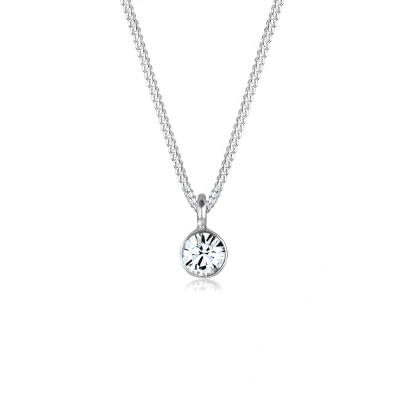 Afbeelding van Elli Classic Ketting silvercoloured, Dames, Maat: 50, Silver coloured