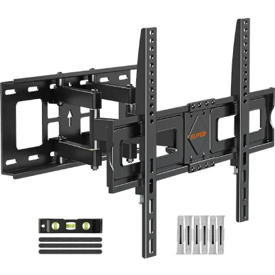 Afbeelding van Verstelbare, kantelbare tv wandbehuizing voor 37 70 inch LED, LCD, OLED, plasma tv&#039;s (plat &amp; curved) tot 45 kg met Max VESA 600x400mm, beweegbare dubbelarmige