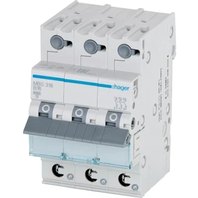Afbeelding van Hager MCS320 Zekeringautomaat 3 polig 20 A 400 V