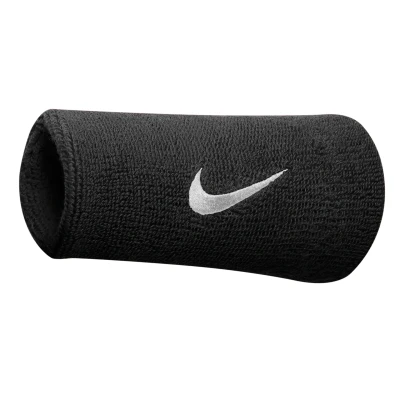 Afbeelding van Nike Performance Double WIDE FIT Unisex Zweetbandje, Maat: One Size, Dunkelgrau