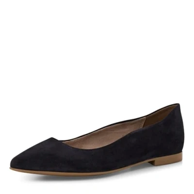 Afbeelding van Tamaris Dames 1 22119 42 ballerina&#039;s, Navy, 37 EU, Donkerblauw, EU
